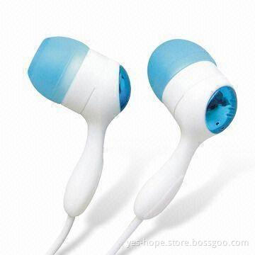 Wired Earphones with Stylish Micro Earbuds and 100dB Sensitivity, Customized Colors are Available